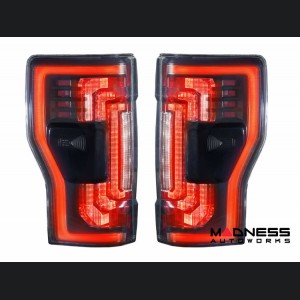 Ford Super Duty LED Tail Lights - XB Series - Morimoto - Smoked